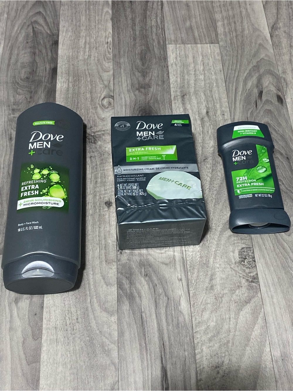 Dove Men+Care Extra Fresh Men Grooming Cleanser - Gray/Green